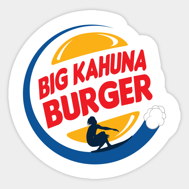 Big Kahuna Burger Sticker by Woah_Jonny